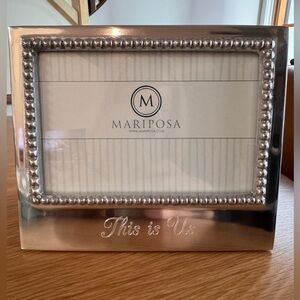 New Mariposa “This Is Us” Frame - Keepsake Wedding Gift, Wedding Day (4x6 Photo)